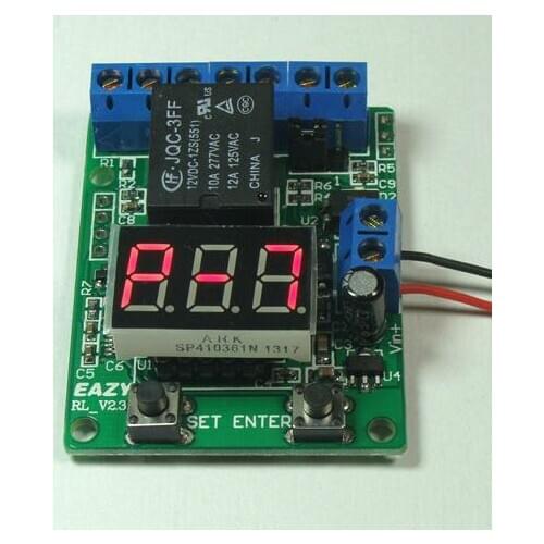 Free Shipping 5pcs Voltage switch / signal timing start / trigger timer / Car 12V delay relay / VT2.3
