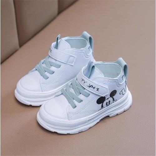 Girls Martin boots, childrens recreational sports shoes in the autumn new han edition cartoon private help the baby shoes