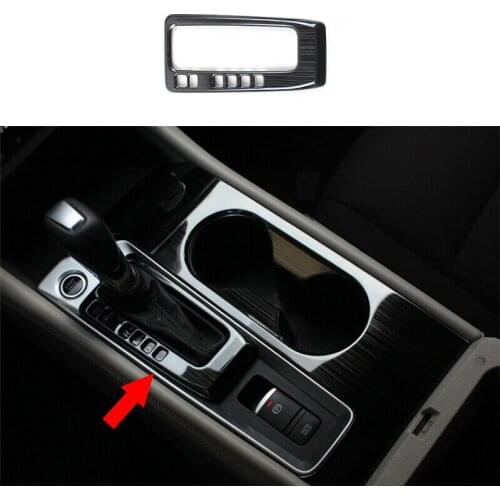 For 2019-2021 Nissan Altima Black Titanium Console Gear Shift Frame Cover Trim Car modification Auto parts