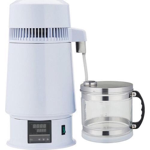 4 Litres New Moonshine Still Home Pure Water Alcohol Distiller Filter Purifier Equipment Boiler Brewing w/Glass Bottle