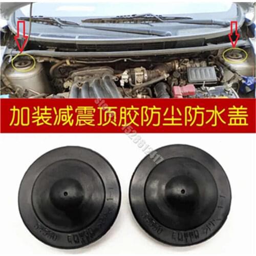 For Nissan Qashqai J10 J11 X-TRAIL T30 T31 T32 SYLPHY TIIDA Car styling Dust shock front shock Absorber Front Cover Rust 2pcs