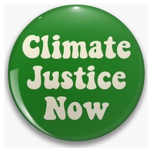 Climate Justice Now 【Customizable】Soft Button Pin Gift Hat Women Creative Clothes Metal Decor Cute Lapel Pin Badge Cartoon