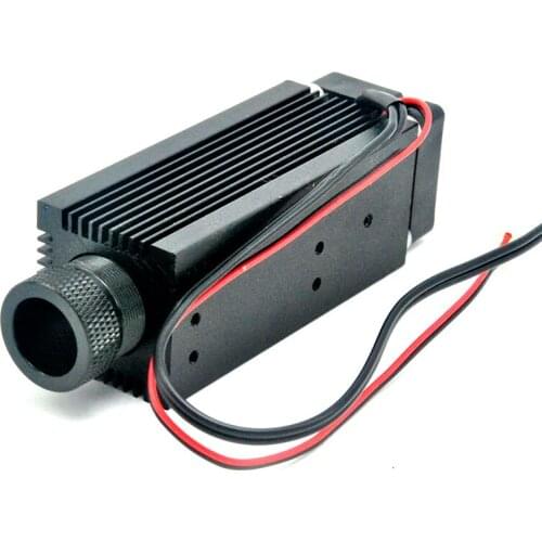 808nm 980nm C-Mount Laser Diode Housing Case Aluminium with IR Glass Lens Fan Heatsink