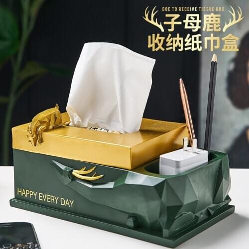 Cover Napkin Creative Tissue Box Toilet Paper Holder Organizer Storage Tissue Boxes Dispenser Towel Box Wipe Case BW50ZJ