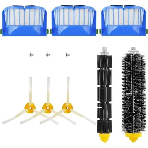 For Roomba 600 Series Cleaning Kit Brush Filter Replacement Brush Kit Maintenance Kit