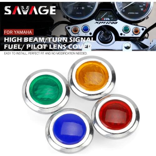 TURN SIGNAL HIGH BEAM PILOT LIGHT LENS COVER For YAMAHA XJR 1200SP 1300SP 300 400 400R Motorcycle XJR1300 XJR1200 XJR400