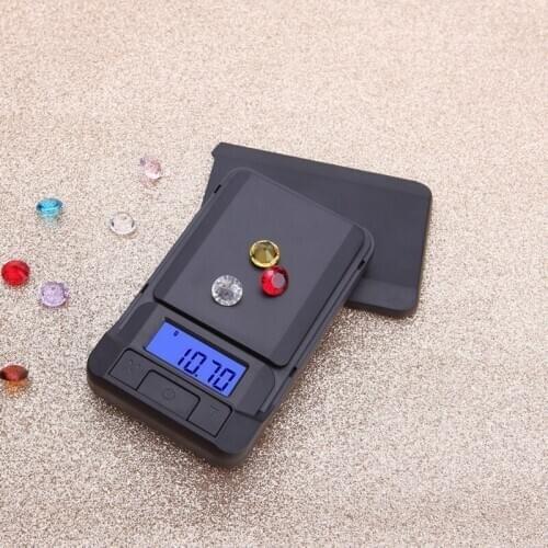 Practical 0.01G Electronic Digital Scale Portable Home High Accuracy Kitchen Powder Weighing Balance Jewelry Carat Backlit Pocke