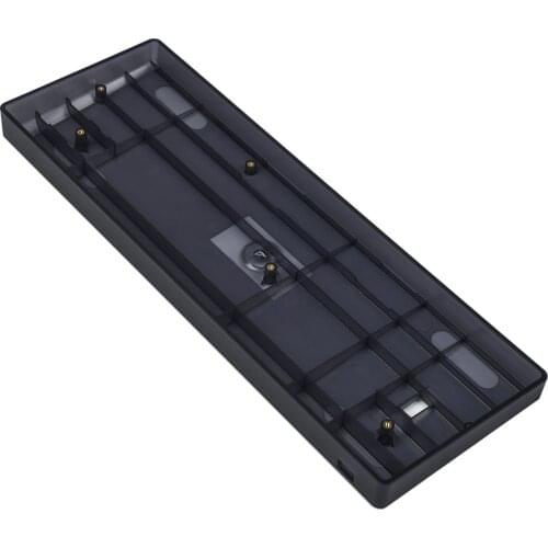 Clear Milk White Shine Through Translucent GH60 plastic Case PCB Costar Plate Hand Wire for 60% Mini Mechanical Gaming Keyboard