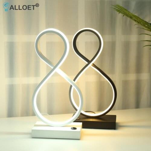 Modern Minimalist LED Table Lamp For Bedroom Bedside Acrylic Desk Lamp Reading Light Night Light Home Decoration Lighting
