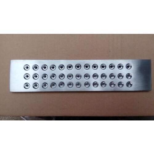 Jewellery making 39 Holes Draw plates 0.26-2.8mm steel drawplates Vintage Watchmaker Jeweler Drawplates