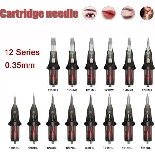 10/20PCS Permanent Tattoo Needles Piercing Needles Mixed Sizes Tattoo Needles Tattoo Machine Makeup Needles