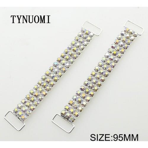 4 pieces / batch 175 mm Rhinestone Chain Connector Crystal Swimming Bikini Decoration Crafts Diy Clothing Accessories