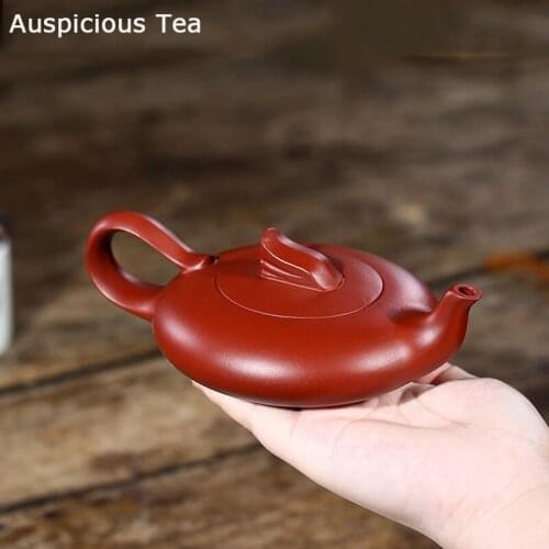 180ml Authentic Yixing tea pots Purple Clay Teapot Raw ore Dahongpao kettle Tea ceremony Handmade Customized Boutique Teaware