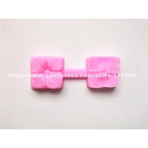 Free Shipping Square Flower Shaped Silicone Mold Cake Decoration Fondant Cake 3D Food Grade Silicone Mould Pressing Mold 031