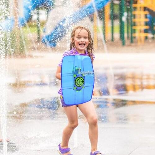 Children Water Gun Plastic Shield Shaped Water Spray Toy Summer Outdoor Water Pistol Gun Beach Bath Toy For Children