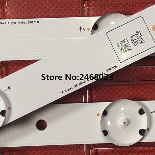 For Vizi o D60-F3 LFTRXBKU Vi zio/LG In notek FBC-60INCH-D-SERIES A B TYPE REV2.0 LED Backlight Strips 3PCM00746A 3PCM00745A