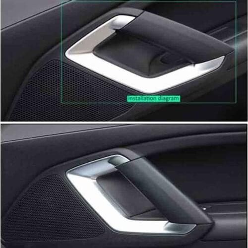 DNHFC high quality Matte ABS Interior door hand Cover For Peugeot 308 T9 SW Rear View 5-door 2015 2016