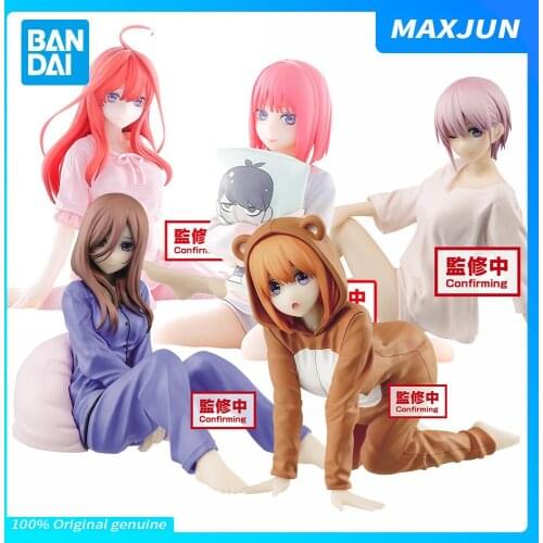 MAXJUN Anime The Quintessential Quintuplets figure Ichika Nino Miku Yotsuba Itsuki Kawaii pajamas PVC model toys Action figure