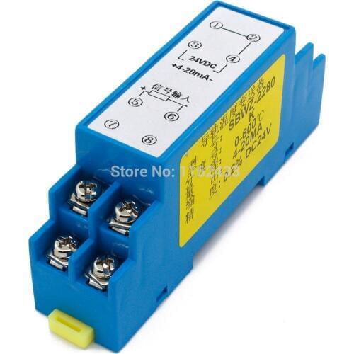 FTT03 0-20mA output K temperature transmitter module SBWZ temperature amplifier templifier