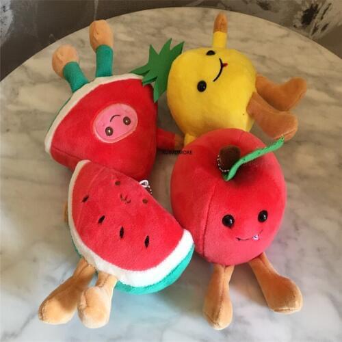 6-15CM Lovely watermelon etc. plush Toy , Kids Plush Stuffed TOY accessories small plush