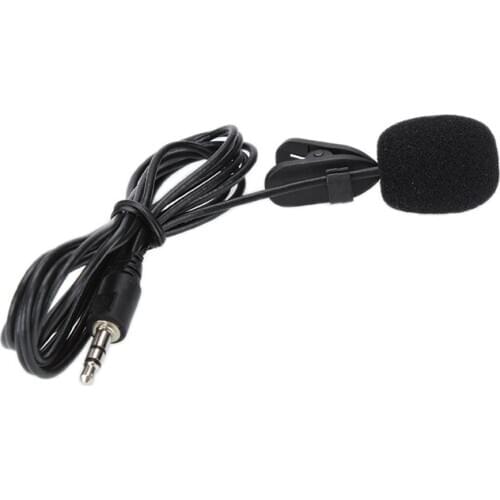 Quality External Clip-on Mini Professionals 3.5mm Jack Clip-on Lapel Microphone Mini Mic For PC Laptop Lound Speaker