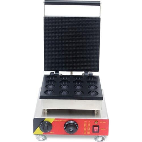 Commercial Nut Flower Shape Waffle Machine NP-522 Non-stick Waffle maker Stainless Steel 201 Electric Pancake Waffle Machine