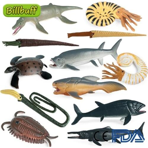 Mini Sea Marine Animals Dolphin Crab Shark Turtle Model Action Figure Figurines Ocean Marine Aquarium Education toy for Children