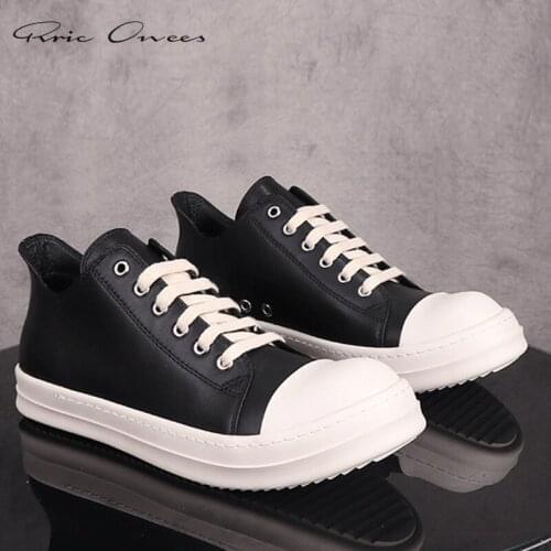 High Street Brand RO Leather Shoes Owens Sneakers Mens Leather Casual Owens Shoes Mens Sneakers Mens Casual Shoes for Women