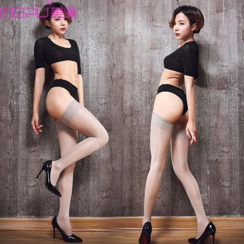 Solid Multicolor 15D Ultra-thin Transparent Shining Elastic Women Sexy Stockings Female Accessories 0912