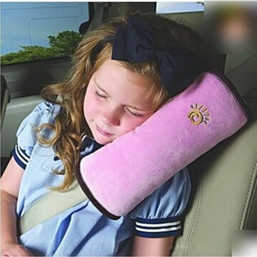Sleep Pillow 28*9*8cm Kids Safety Protect Neck Shoulder Pad Seat Belt Cushion In Car For Children Adult Pillow