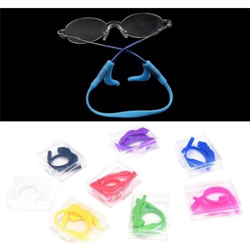 Safety New Band Strap Retainer Eyeglasses Cord Chain Eyeglasses Cord Children Practical Glasses Silicone Head Band Strap Cord