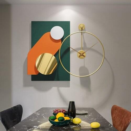 Modern design Home decor Wall clock Wall decorations living room decoration Wall digital clock Fashion 3D clocks wall stickers