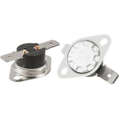 KSD Series Normal Open 45 Celsius Temperature Control Thermostat 250V 10A 2pcs
