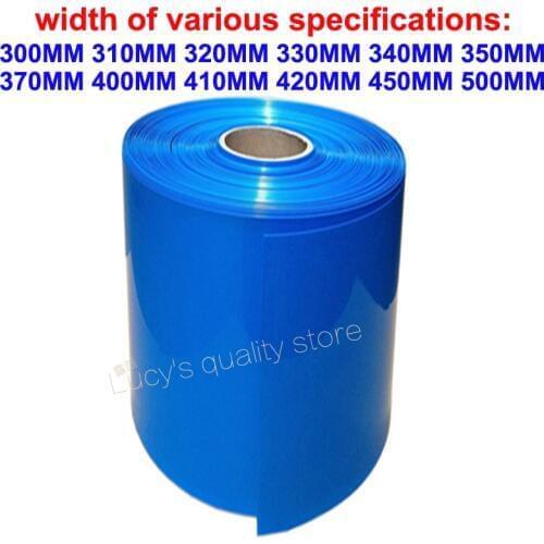1m 18650 lithium battery RC outer skin packaging repair protection PVC heat shrinkable film casing insulation shrink tube
