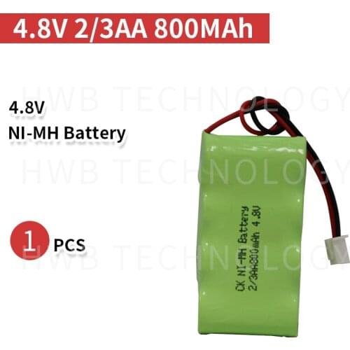 1pcs/lot ni-mh 2/3aa 4.8V ni-mh rechargeable battery pack Fire emergency lighting battery Free shipping