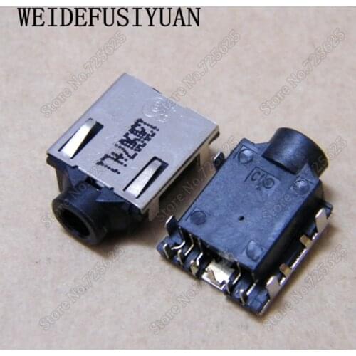 10pcs/lot Audio Jack Connector for HP Pavilion G4-1000 G6-1000 G7-1000 6Pin Headphone Microphone Socket 3.5mm Port