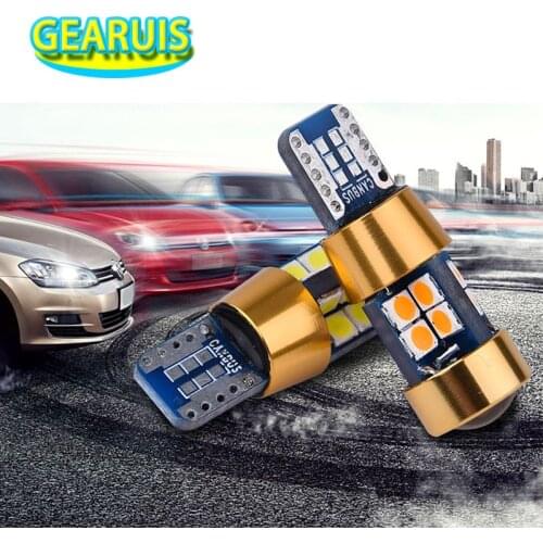 2pcs 12V-24V T10 Canbus 19 SMD 3030 error free Non polarity Spot 168 W5W 194 Car Parking License Bulb Car Styling light source