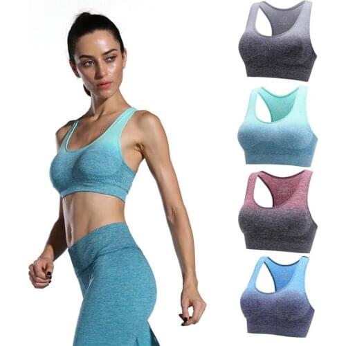 2021 Sport Yoga Bra Ladies Ultimate High Impact Sport Racerback Fitness Tops Vest Bra Shock Absorber Vest Tops Sportswear