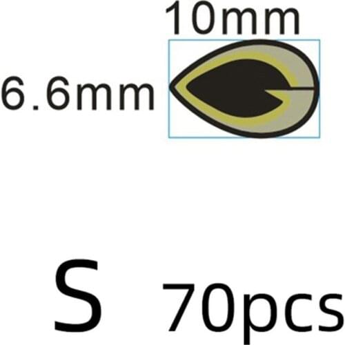2D Flat Fishing Lure Eyes Tape 2D 4/5/6/8mm Flat Stick-On Fishing Lure Eyes Artificial Fish DIY Eye Fishing Tackle