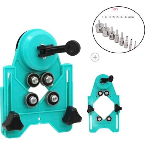 4-83mm Opening Locator Diamond Opening Drill Bit Tile Glass Hole Locator Saw Core Bit Guide Chuck Positioner Industrial Puncher