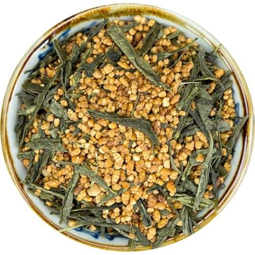500g Japanese Green Genmaicha Natural Green With Roasted Brown Rice