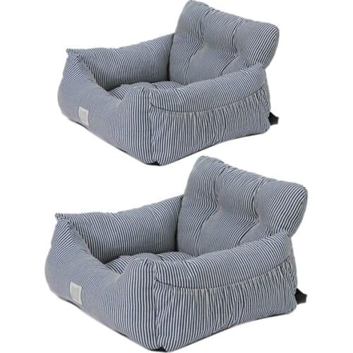 Dog Car Seat Bed Sofa Travel Dog Car Seats Cover for Small Medium Dogs Front/Back Seat Pet Booster Seat