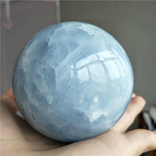 Large big natural celestine ball sphere around 7-8cm Ball meditation reiki healing crystal gemstone Globe Sphere free shipping