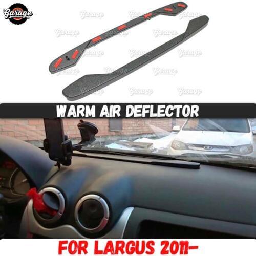 Warm air deflector for Lada Largus 2011-2019 on front panel ABS plastic accessories console function air direction car styling