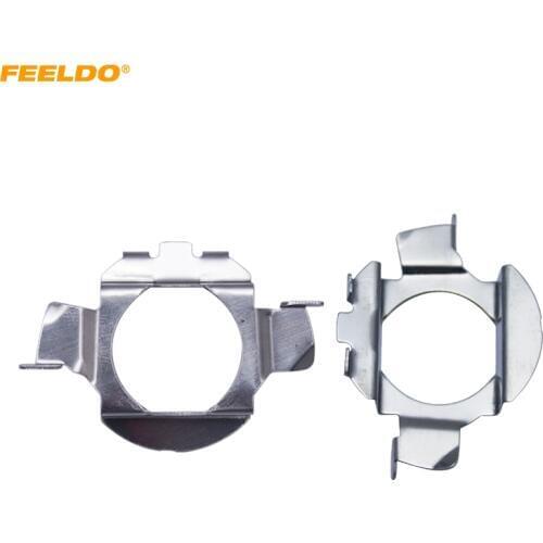 FEELDO 2Pcs Car H7 HID Xenon Bulb Adapter Holder For Volkswagen Bora Bulb H7 HID Bulb Base Retainer Clip #5553