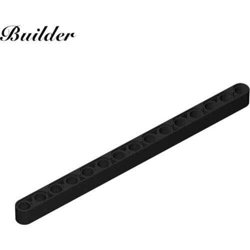 Little Builder 32278 MOC Technology Bricks 1x15 Thick Hole Arm Liftarm 10pcs Building Blocks DIY Assembles Toys for Children