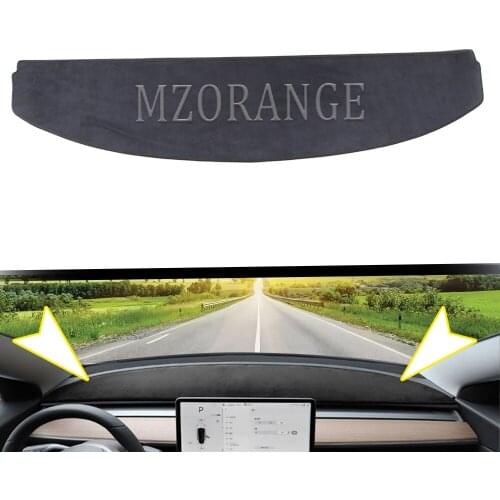 Dash Mat Dashmat For Tesla MODEL 3 2017-2021 Tesla3 Carpet Cover Sunscreen insulation Instrument Panel Protection