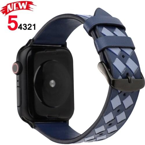 Leather Strap for Apple watch band 6 44mm 40mm 42mm 38mm correa iwatch 5 4 3 2 sport loop bracelet for Apple watch Accessories