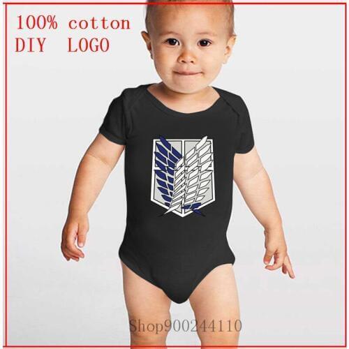 Summer Fashion Newborn Romper Bodysuit Baby attack on titan thanos Cotton Short Sleeve Cotton Bodysuit Girls Boy Clothes Outfit