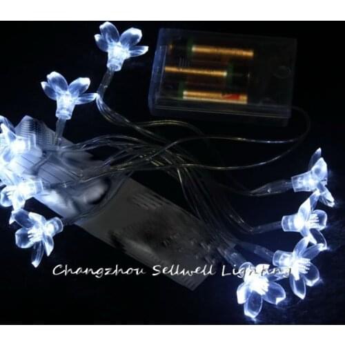 Rushed Limited Christmas Tree Great!christmas Light Christmas Tree Decoration Bulb 1.5m Flower Led Battery Lamp H113